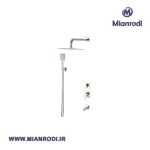 شیر حمام توکار ویوات مدل فلت کلاس 1-راسان-هایپر ساختمانی میانرودی - بروجرد