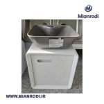 روشویی ساترون مربع طوسی - فروشگاه لوکس ساختمانی میانرودی