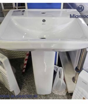 روشوئی زمینی پایه دار گاتریا مدل ساترون سایز ۵۵ سفید|هایپرساختمانی| لوکس ساختمانی| میانرودی| ساختمانی|
