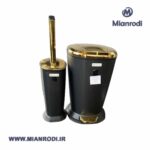 سطل-و-برس-مشکی-درب-طلایی-ایمن-آب-مدل-ونیز|سرویس بهداشتی| توالت| دستشویی|بهترین تاسیسات|میانرودی| لوکس ساختمانی| لوله و اتصالات| ساختمانی| سارودی