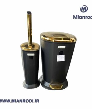 سطل-و-برس-مشکی-درب-طلایی-ایمن-آب-مدل-ونیز|سرویس بهداشتی| توالت| دستشویی|بهترین تاسیسات|میانرودی| لوکس ساختمانی| لوله و اتصالات| ساختمانی| سارودی