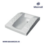 توالت زمینی مروارید مدل کرون 59 گود بدون ریم|توالت زمینی مروارید مدل ولگا 62 گود بدون ریم|طبی|هایپرساختمانی| لوکس ساختمانی| میانرودی| ساختمانی|