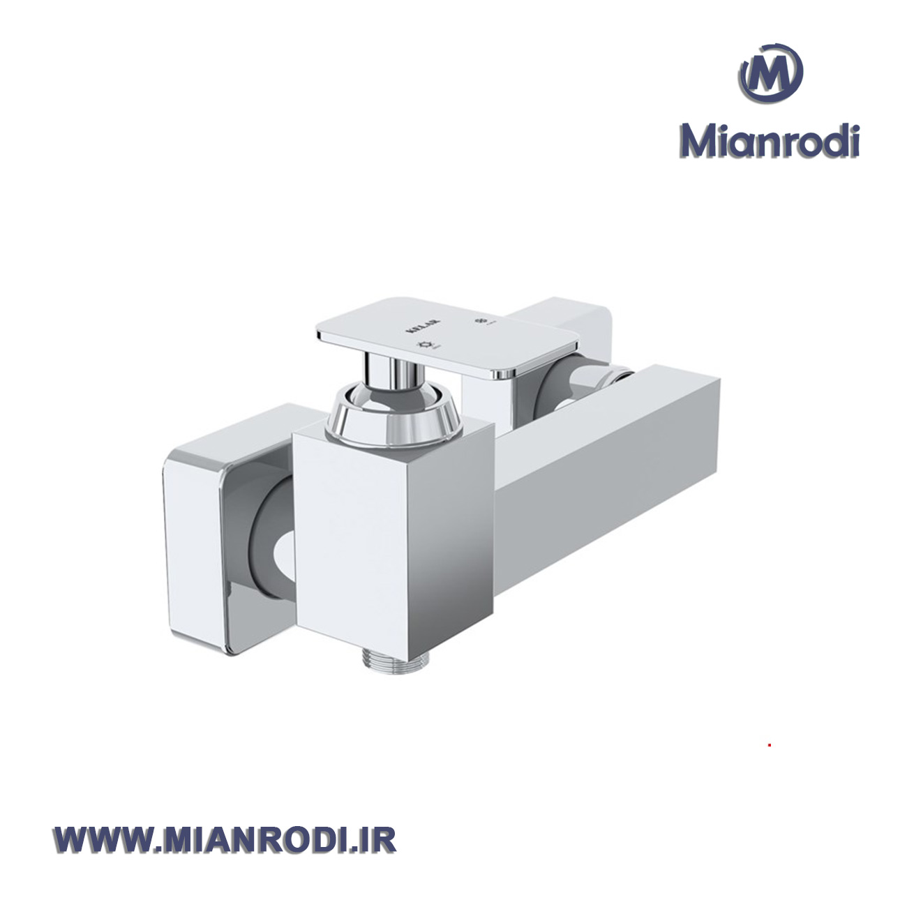 شیر توالت کروم کلار مدل فلت سری 99