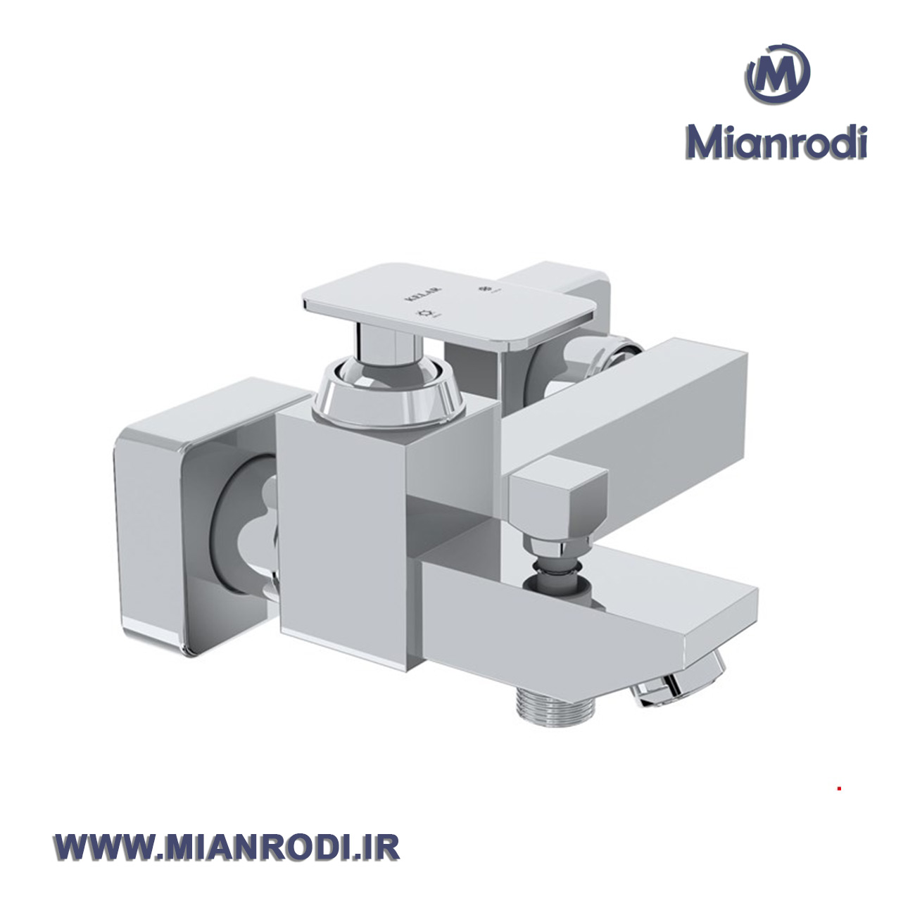 شیر حمام کروم کلار مدل فلت سری 99|لوکس ساختمانی|تجهیزات ساختمانی| لوله و اتصالات| ساختمانی| لوکس ساختمانی میانرودی