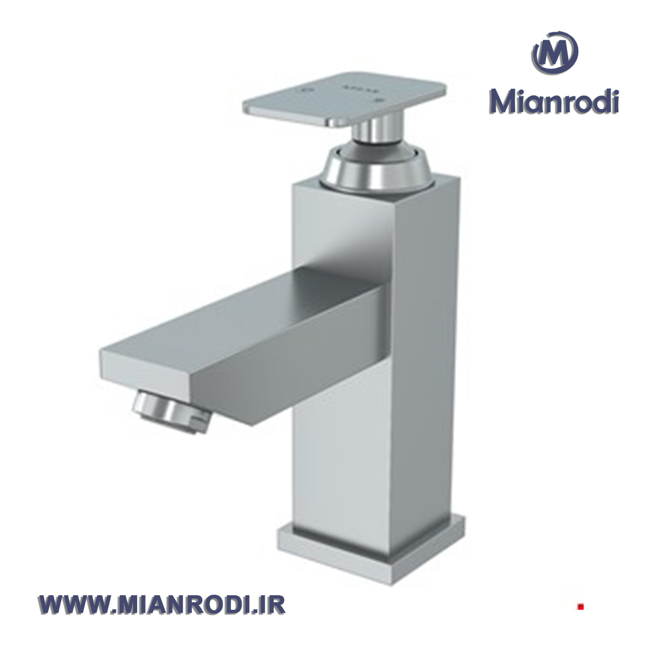 شیر روشویی بلند کروم مات کلار مدل فلت سری 99
