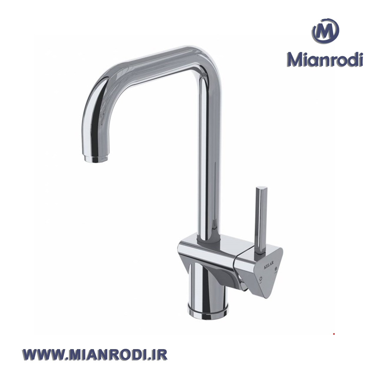 شیر ظرفشویی کروم کلار مدل برمودا|لوکس ساختمانی|تجهیزات ساختمانی| لوله و اتصالات| ساختمانی| لوکس ساختمانی میانرودی