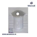 توالت زمینی تیتان کوچک خط دار طبی برند گاتریاسفید|لوکس ساختمانی| لوکس ساختمانی میانرودی| تجهیزات ساختمانی| لوله و اتصلات| ساختمانی