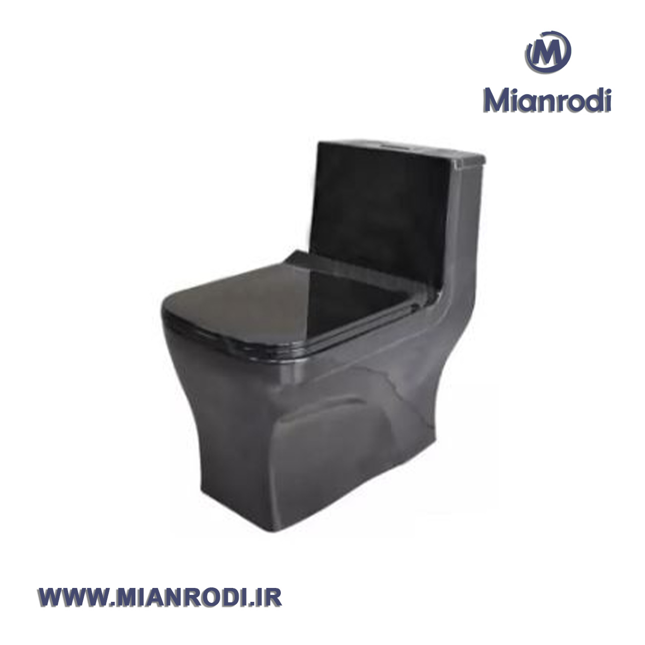 توالت فرنگی مروارید مدل کاتیا 71 مشکی