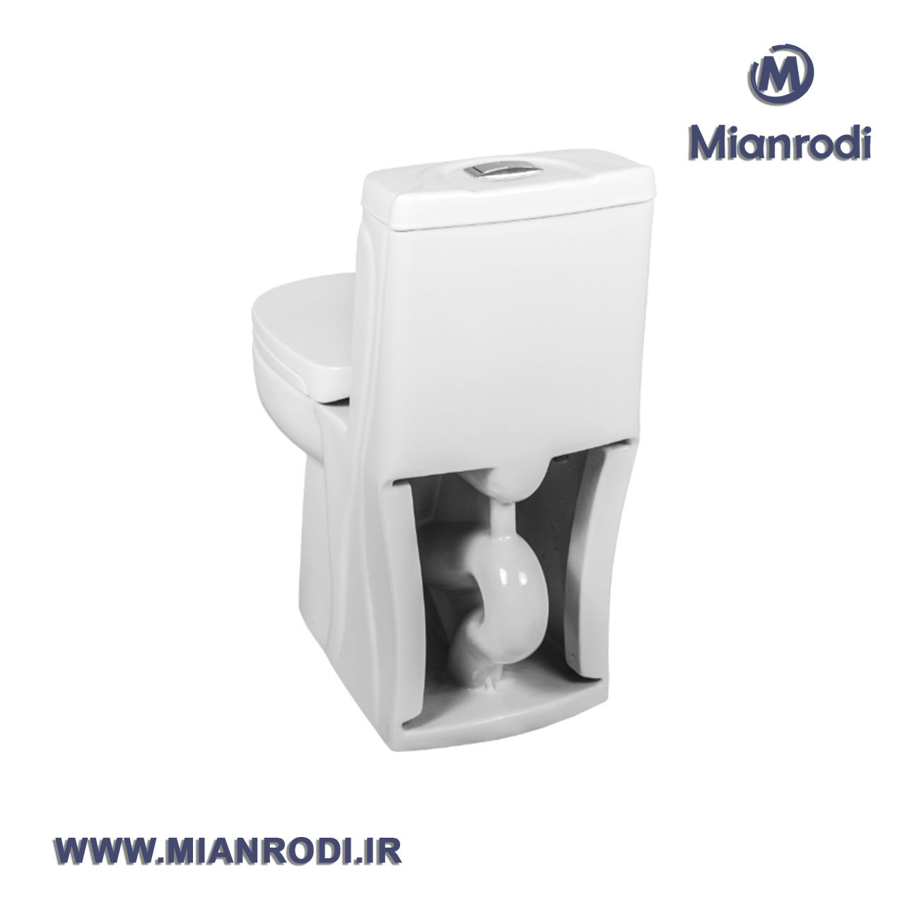 توالت فرنگی چینی مروارید مدل دیاموند 66