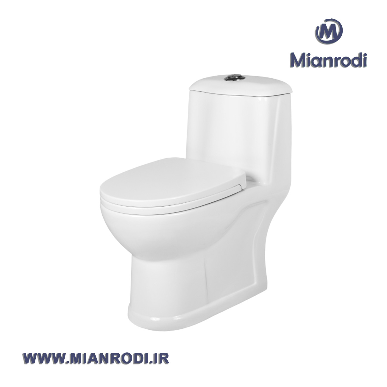 توالت فرنگی چینی مروارید مدل ورونا 61