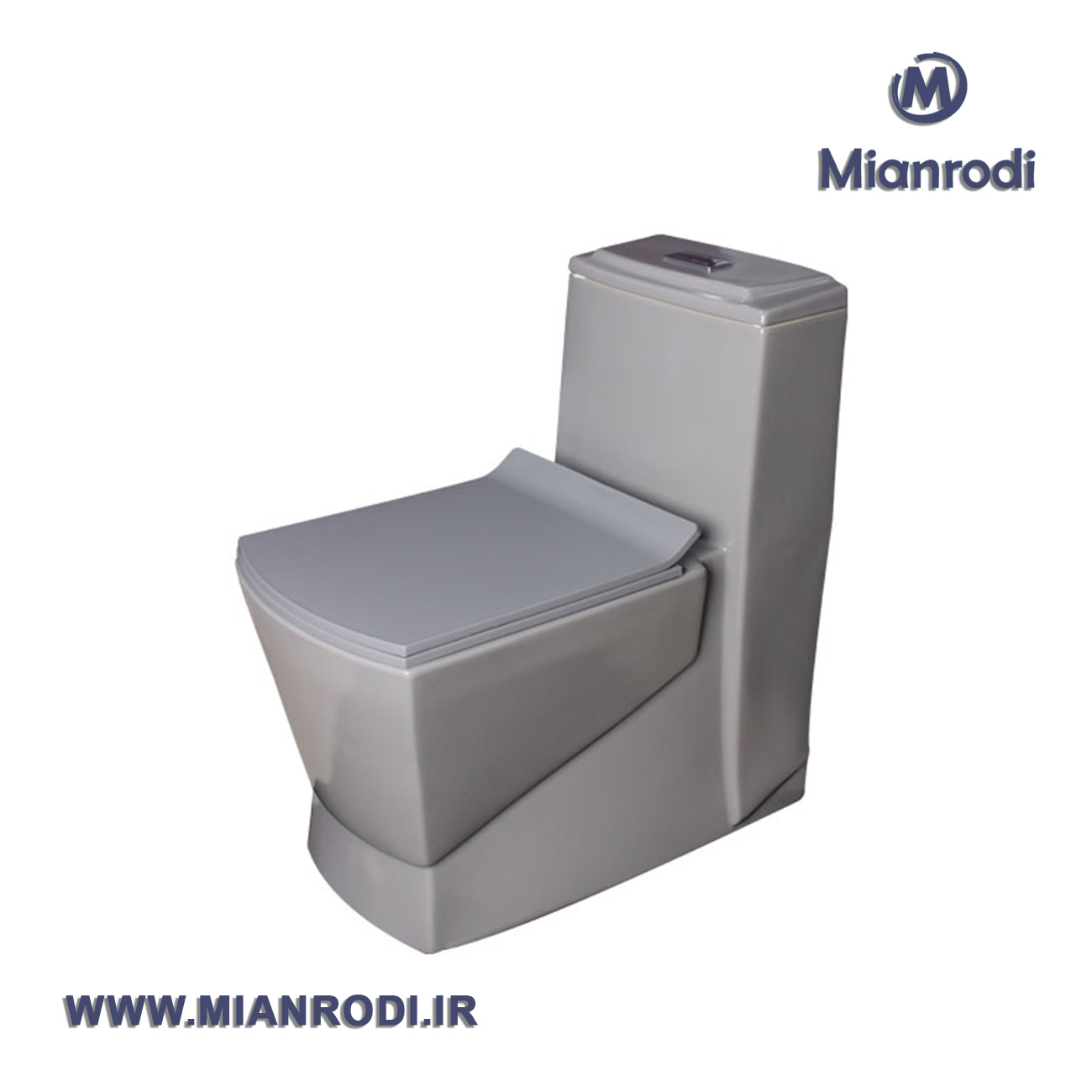 توالت فرنگی یک تکه مروارید مگا 69 طوسی