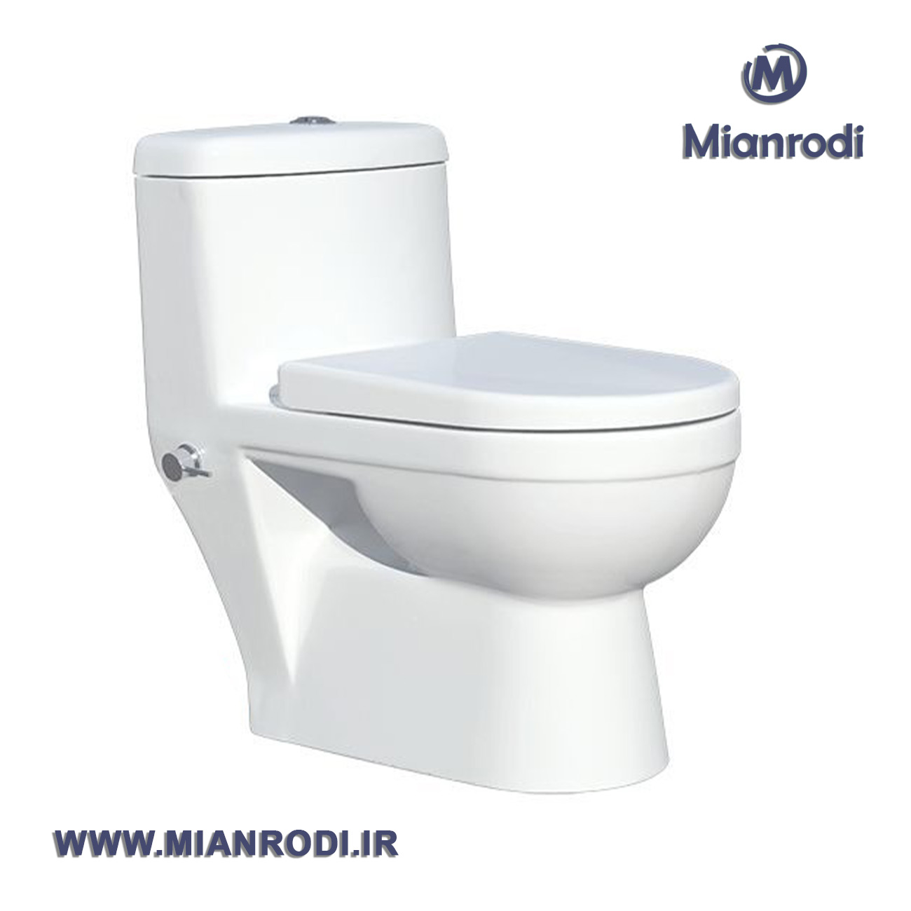 توالت فرنگی یک تکه گاتریا مدل گاتریا سفید|لوکس ساختمانی|لوکس ساختمانی میانرودی| تجهیزات ساختمانی| لوله و اتصلات| ساختمانی