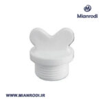 درپوش پایه کوتاه پلاستیکی آذین|لوکس ساختمانی|لوکس ساختمانی میانرودی| تجهیزات ساختمانی| لوله و اتصلات| ساختمانی