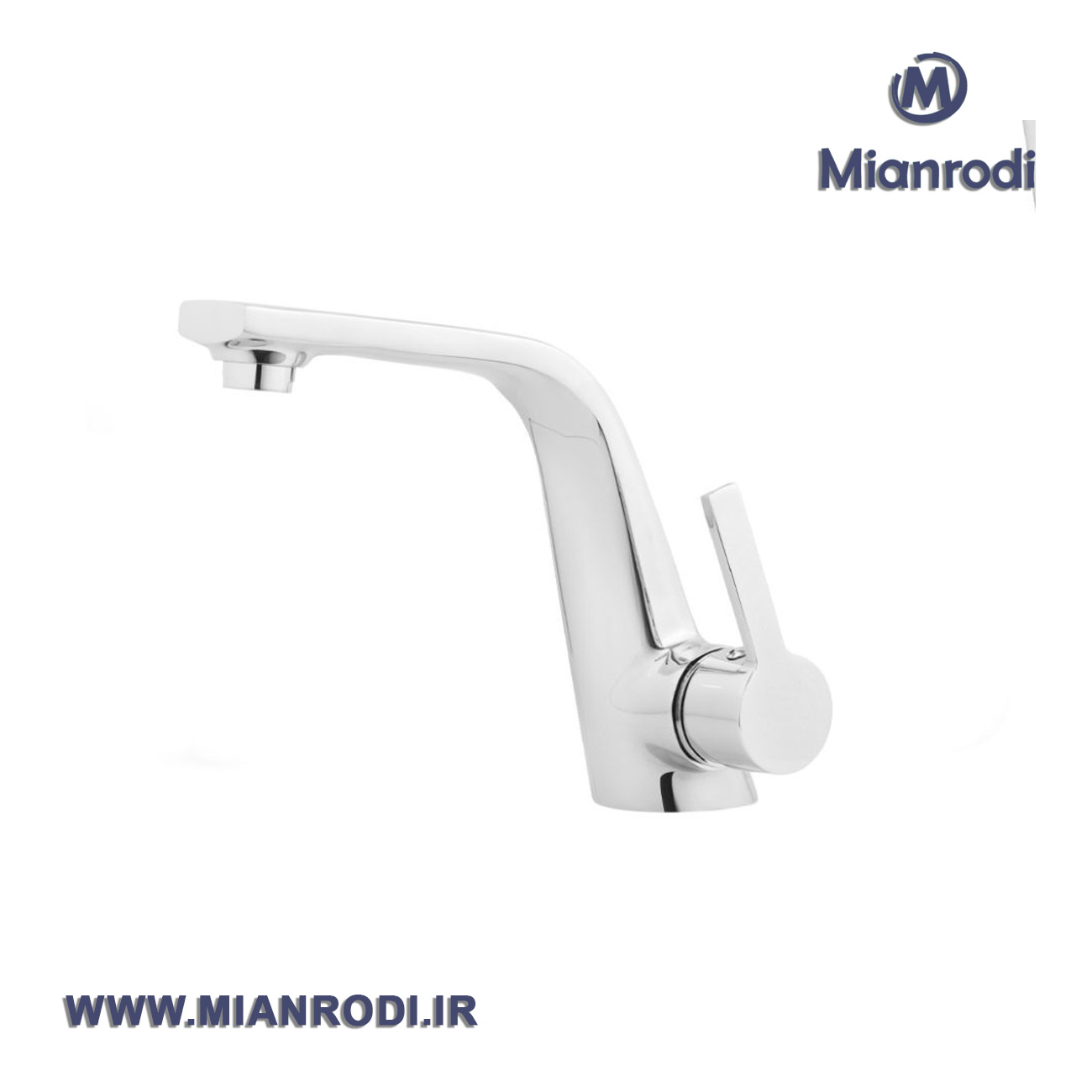 روشویی پایه بلند پاویا کروم اروند