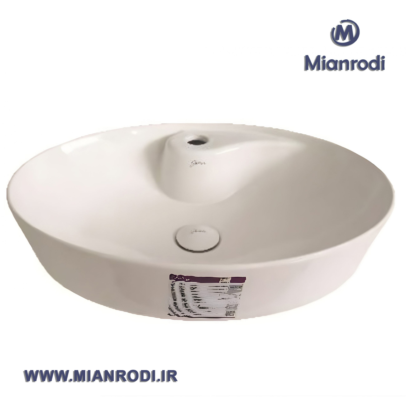 روشویی گاتریا مدل رو صفحه ای بیضی ترمه سفید|لوکس ساختمانی|لوکس ساختمانی میانرودی| تجهیزات ساختمانی| لوله و اتصلات| ساختمانی