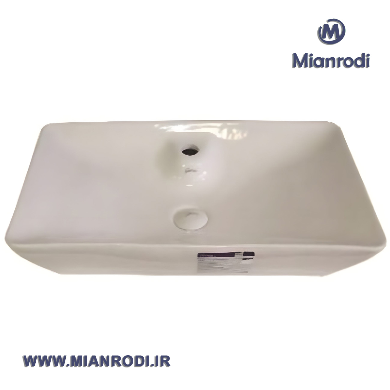 روشویی گاتریا مدل رو صفحه ای مستطیل GWLF سفید|لوکس ساختمانی|لوکس ساختمانی میانرودی| تجهیزات ساختمانی| لوله و اتصلات| ساختمانی