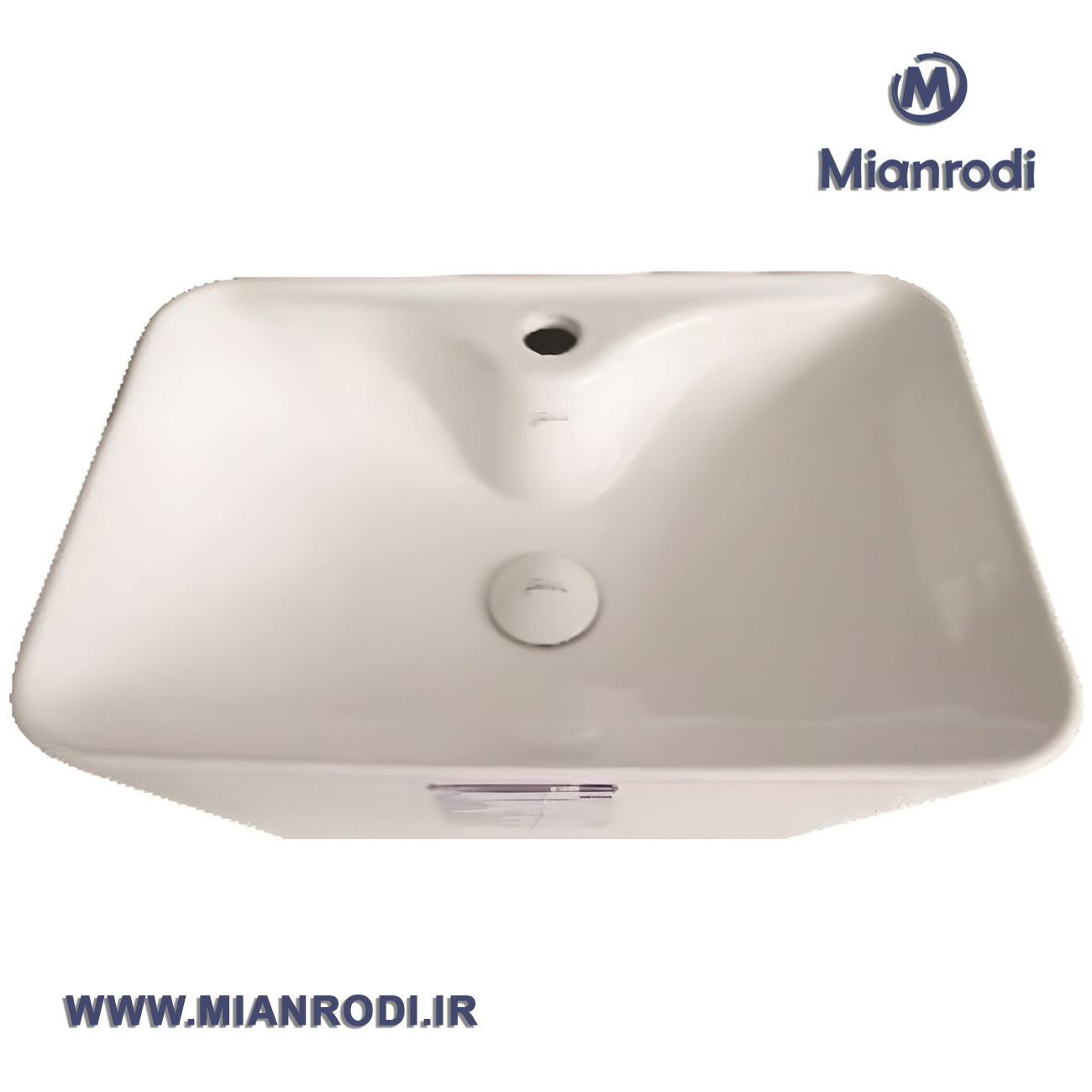 روشویی گاتریا مدل رو صفحه ای مستطیل هما سفید|لوکس ساختمانی|لوکس ساختمانی میانرودی| تجهیزات ساختمانی| لوله و اتصلات| ساختمانی