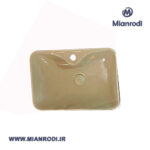 روشویی گاتریا مدل رو صفحه ای مستطیل هما بژبراق|لوکس ساختمانی|لوکس ساختمانی میانرودی| تجهیزات ساختمانی| لوله و اتصلات| ساختمانی