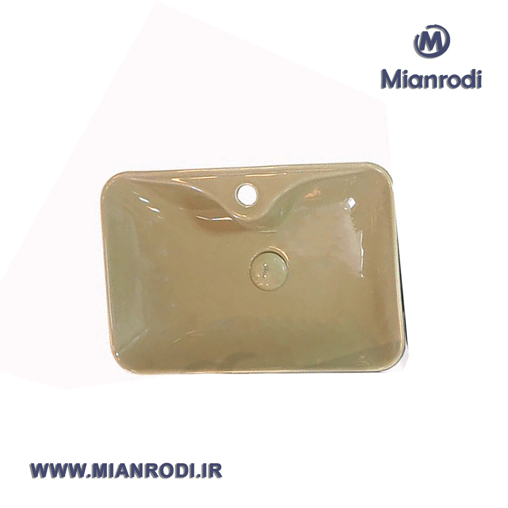روشویی گاتریا مدل رو صفحه ای مستطیل هما بژبراق|لوکس ساختمانی|لوکس ساختمانی میانرودی| تجهیزات ساختمانی| لوله و اتصلات| ساختمانی