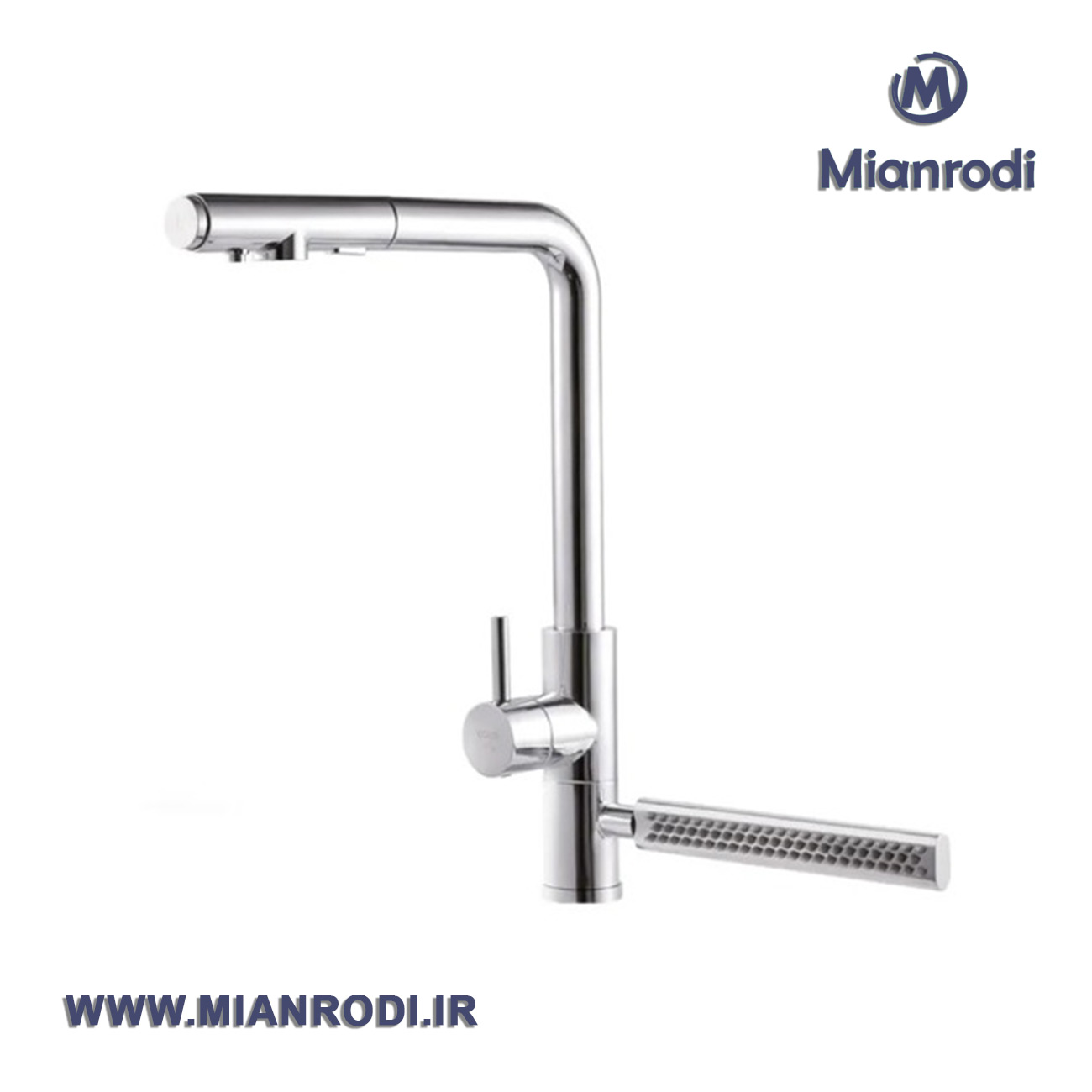 شیر سینک سه منظوره اروند مدل سیسیل کروم