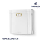 فلاش تانک ایمن آب مدل پرشین خوشبو کننده سفید کلید طلایی براق|لوکس ساختمانی| لوکس ساختمانی میانرودی| تجهیزات ساختمانی| لوله و اتصلات| ساختمانی