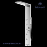 پنل دوش C550 W استیل براق فریز|لوکس ساختمانی|لوکس ساختمانی میانرودی| تجهیزات ساختمانی| لوله و اتصلات| ساختمانی