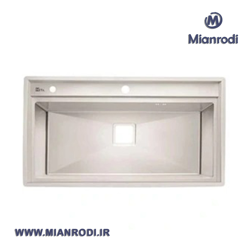 سینک ظرفشویی توکار متا مدل M90RS|سینک ظرفشویی|سینک متا|سینک استیل|لوکس ساختمانی| میانرودی| ساختمانی|لوله و اتصالات|لوکس ساختمانی میانرودی|تجهیزات ساختمانی