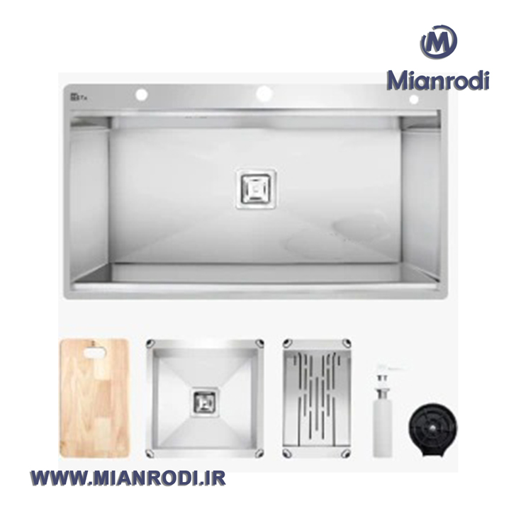 سینک ظرفشویی باکسی ساده متا ML90|سینک ظرفشویی|سینک متا|سینک استیل|لوکس ساختمانی| میانرودی| ساختمانی|لوله و اتصالات|لوکس ساختمانی میانرودی|تجهیزات ساختمانی