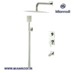 ملحقات توکارراسان ویوات حمام کلاس1فلت کروم .خریدملحقات.بررسی مشخصات فنی وقیمت لوکس ساختمانی میانرودی. تامین لوله و اتصالات وتجهیزات مدرن ساختمانی