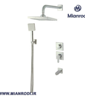 ملحقات توکارراسان ویوات حمام کلاس1فلت کروم مات .خریدملحقات.بررسی مشخصات فنی وقیمت لوکس ساختمانی میانرودی. تامین لوله و اتصالات وتجهیزات مدرن ساختمانی