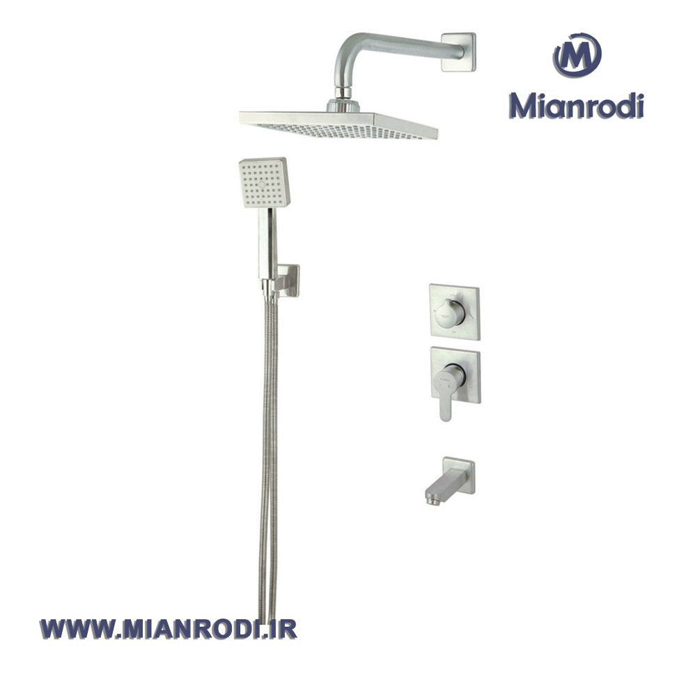 ملحقات توکارراسان ویوات حمام کلاس1فلت کروم مات .خریدملحقات.بررسی مشخصات فنی وقیمت لوکس ساختمانی میانرودی. تامین لوله و اتصالات وتجهیزات مدرن ساختمانی