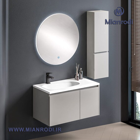 خرید کابینت روشویی 607C لوکس کابین با آینه لمسی ۷۰ سانتی و طراحی لاکچری. فضای ذخیرهسازی بهینه و کیفیت ساخت عالی در فروشگاه تجهیزات ساختمانی میانرودی. خرید کابینت روشویی 607C لوکس کابین با آینه لمسی ۷۰ سانتی و طراحی لاکچری. فضای ذخیرهسازی بهینه و کیفیت ساخت عالی در فروشگاه تجهیزات ساختمانی میانرودی.