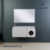 خرید کابینت روشویی 631 miniwash لوکس کابین مجهز به مینی واش و آینه لمسی مدرن. بهترین قیمت تجهیزات ساختمانی و لوکس ساختمانی در فروشگاه لوکس ساختمانی میانرودی