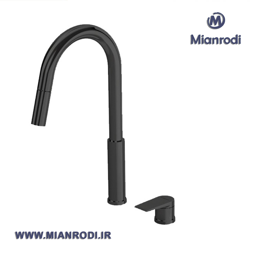 شیرظرفشویی جزیره‌ای شاوری راسان نبولامشکی؛طراحی لوکس با آلیاژ برنج، کارتریج ۳۰ و ۵ سال ضمانت. جهت سفارش با بهترین کیفیت به فروشگاه میانرودی مراجعه کنیدلوکس